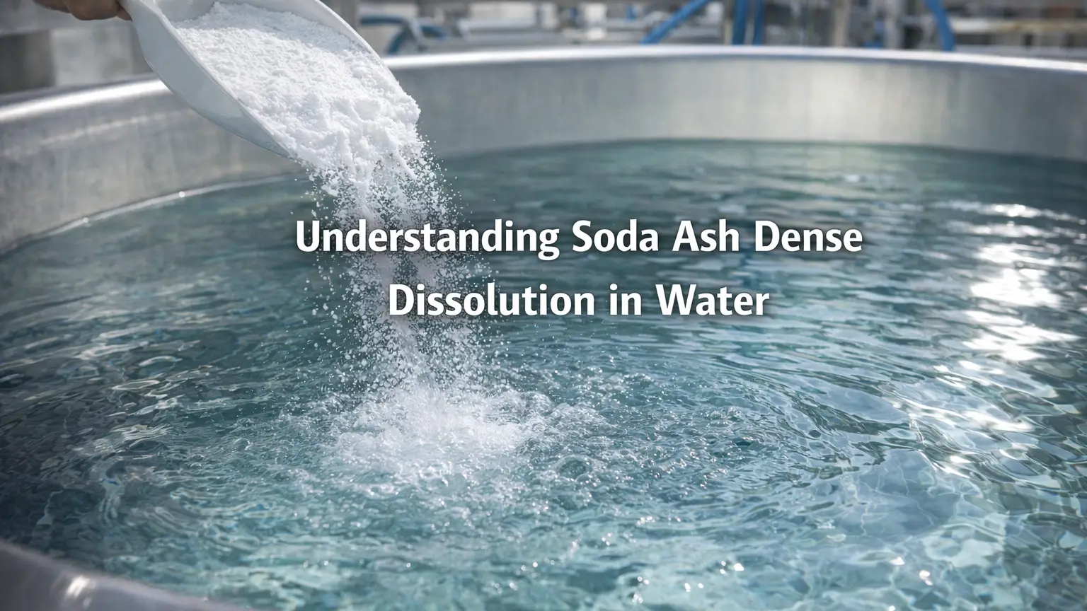 Understanding Soda Ash Dense Dissolution in Water