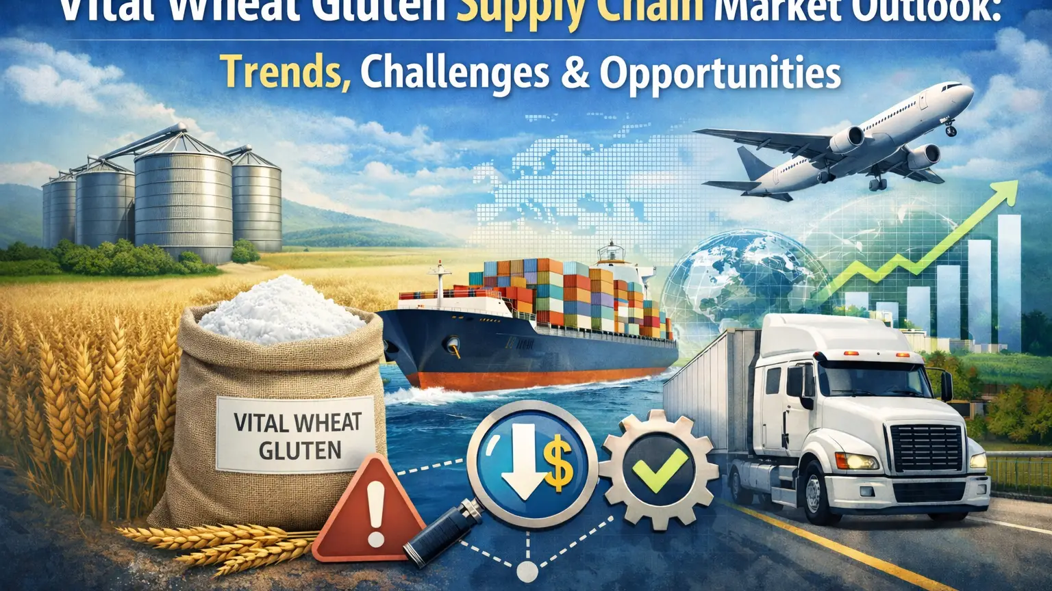 Perspectivas vitales del mercado del gluten de trigo: tendencias, desafíos y oportunidades