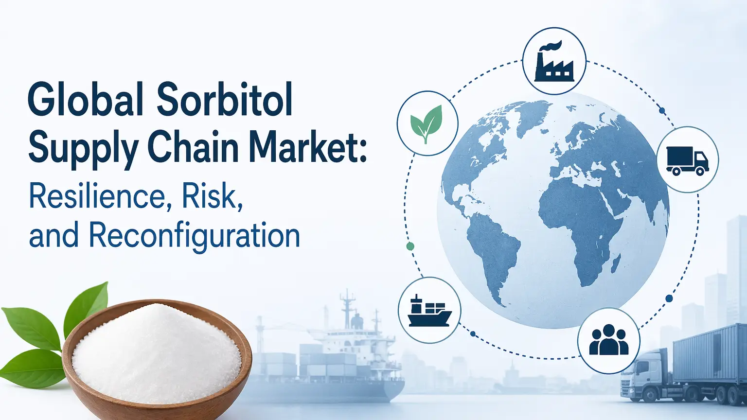 Mercado mundial de la cadena de suministro de sorbitol: resiliencia, riesgo y reconfiguración