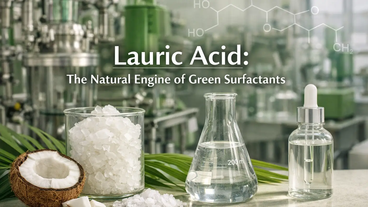 Ácido láurico: el motor natural de los surfactantes verdes