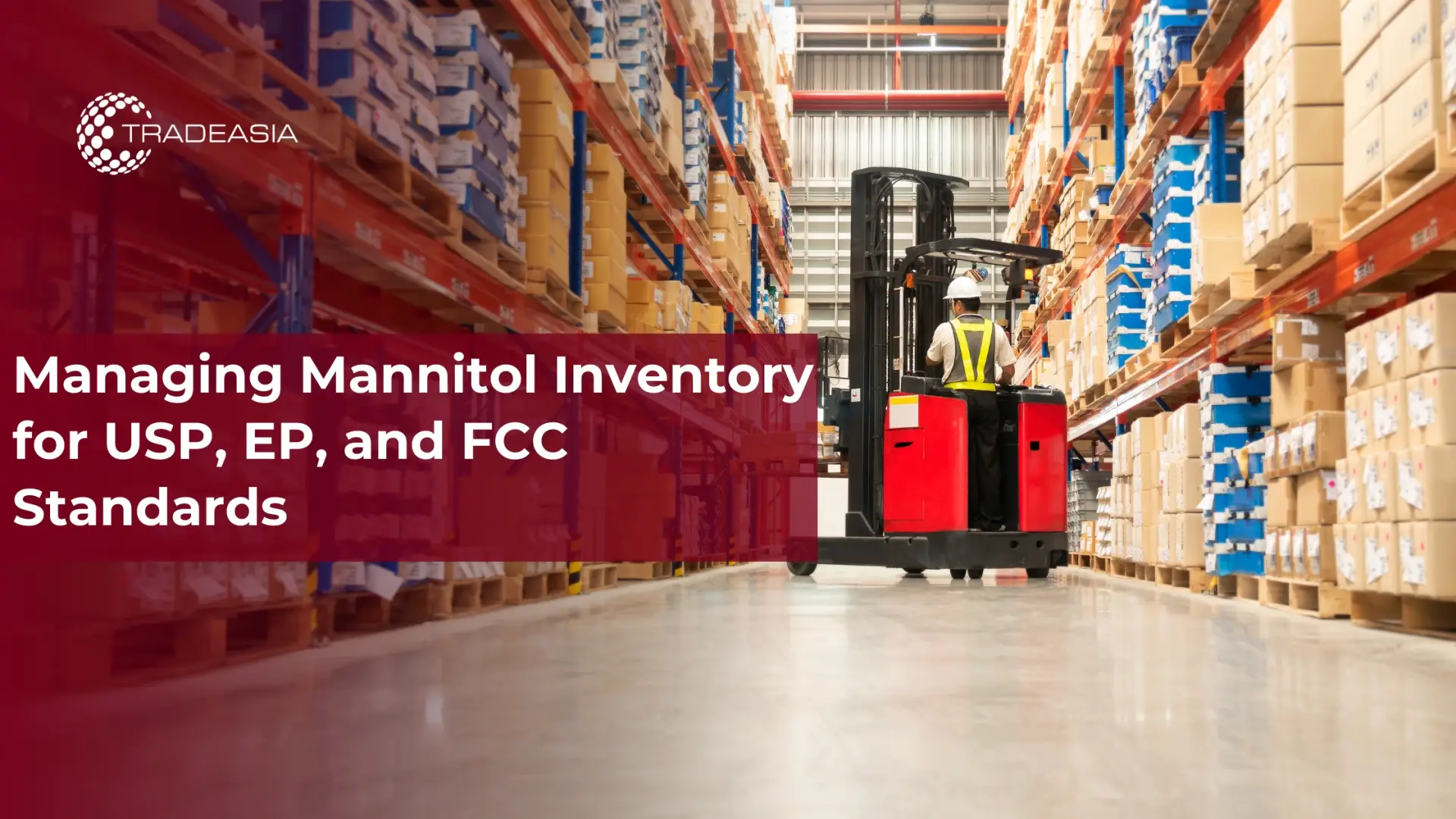 Gestión del inventario de manitol para las normas USP, EP y FCC