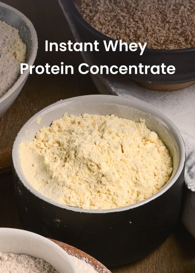 Concentrado instantáneo de proteína de suero