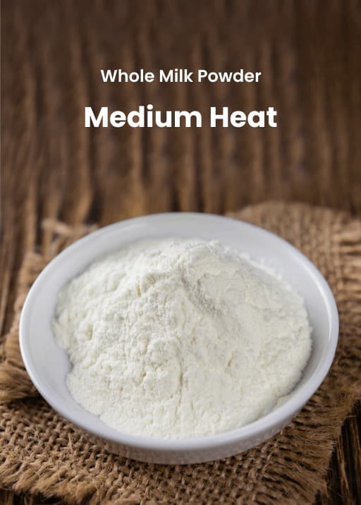 Leche entera en polvo a fuego medio