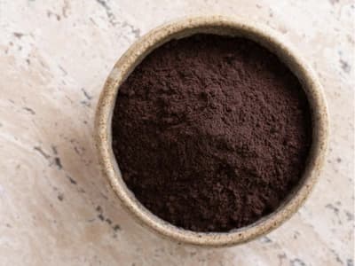 Polvo de cacao negro alcalinizado