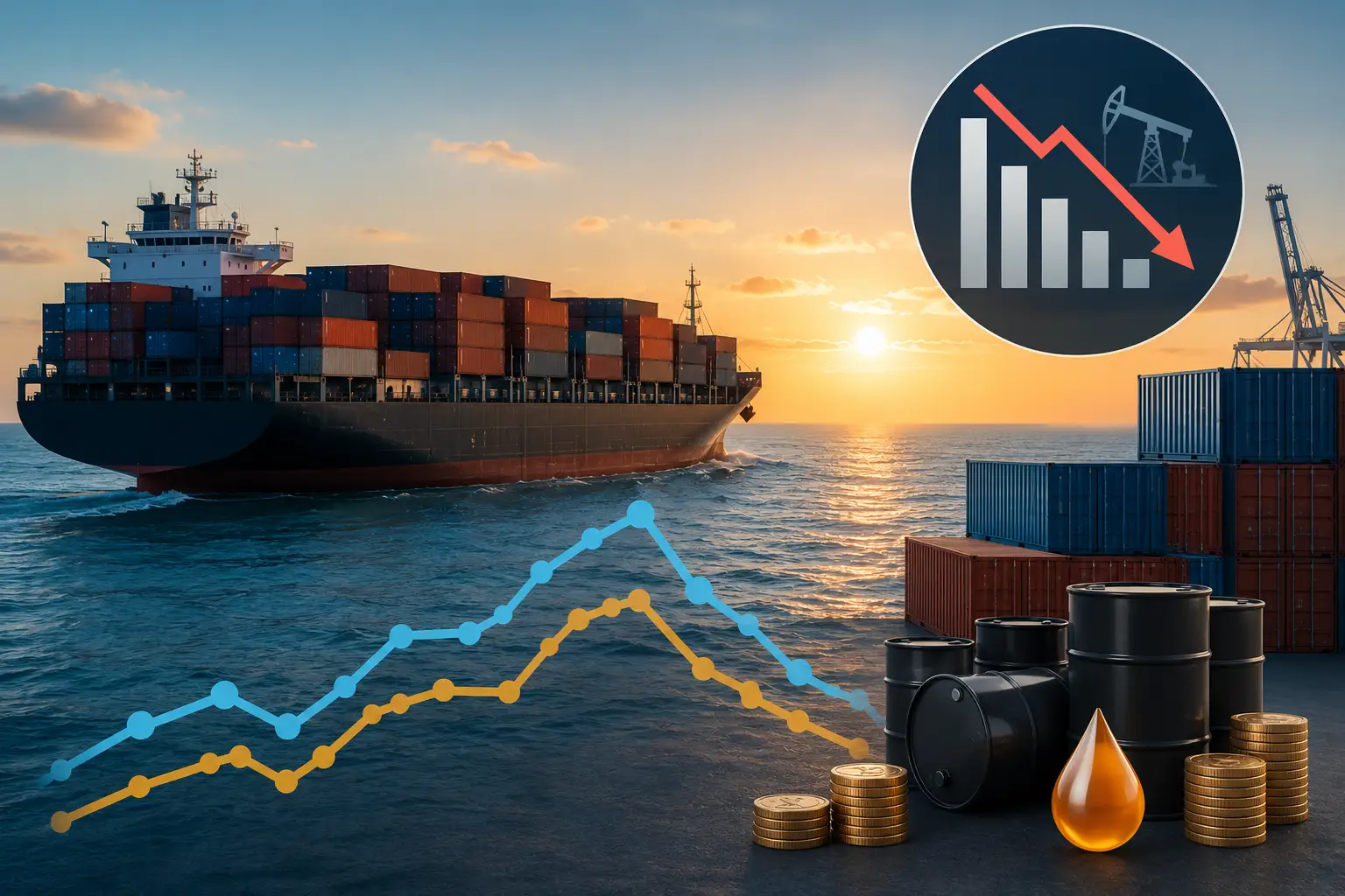 Container Freight Rate July Update: Brent Below Pre-War Levels Begins Bunker Correction